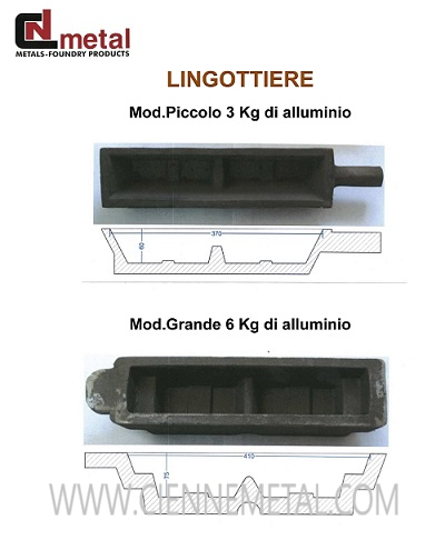 LINGOTTIERE PER FONDERIA